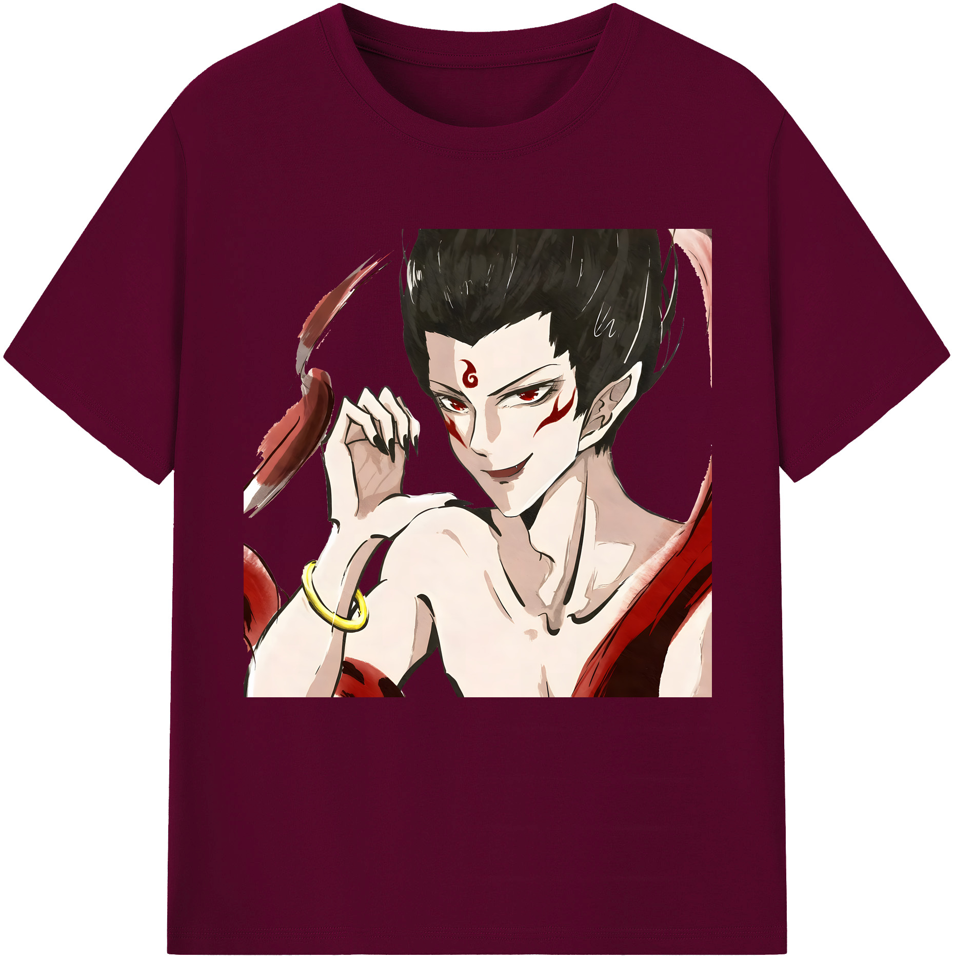 （画像用） Ne Zha 2 ナタ 魔童の大暴れ レディースカジュアルプリントTシャツ（綿100％）